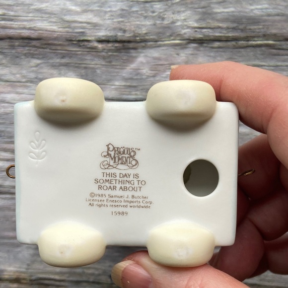 Vintage Precious Moments Birthday Train 5th Birthday Lion with Box - Picture 8 of 14